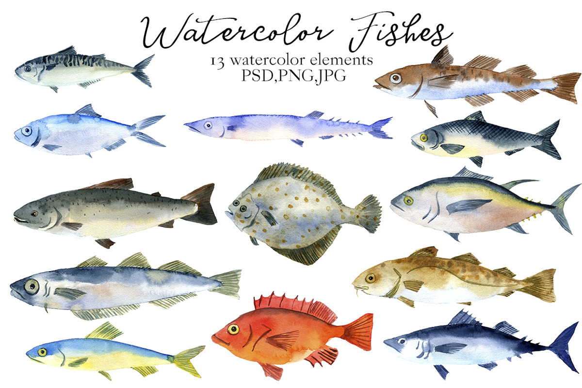 Watercolor Fishes, an Animal Illustration by cat_arch_angel (Photo 2 of 4)