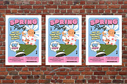 Spring Party Flyer, a Flyer Template by Aiyari Graphic (Thumbnail 3 of 3)