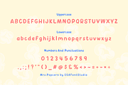 Mrs Popcorn | Cute Handwritten Font, a Handwritten Font by EGAFontStudio (Thumbnail 6 of 6)
