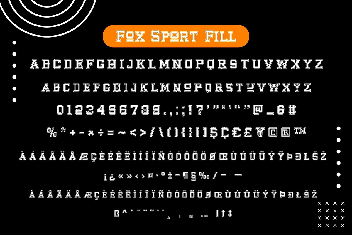 Fox Sport 6 Fonts Style, a Slab Serif Font by Fox7 By Rattana (Photo 7 of 12)