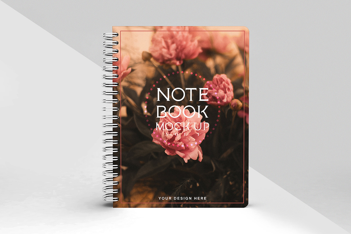 Notebook Mockup Vol 1, a Print Template by Honnum Graphic Art (Photo 11 of 12)