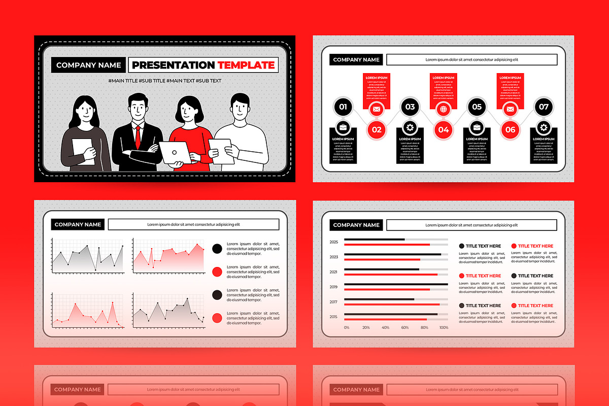 Business Plan PowerPoint Template, a Presentation Template by CreativeUP (Photo 5 of 6)