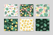 Vector summer set, 6 vector seamless, a Pattern Graphic by Olena Halahan (Thumbnail 2 of 6)