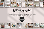 Flower Instagram Canva Social Media, a Social Media Template by Snapybiz (Thumbnail 7 of 10)