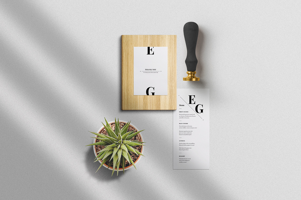 Modest Wedding Invitation Suite, an Invitation Template by Azka Creative (Photo 4 of 5)