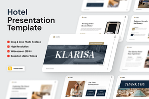Klarisa - Hotel Google Slide, a Presentation Template by SquidPixey