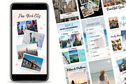 Travel Instagram Reels Templates, a Design Template by GraphiCarola (Thumbnail 7 of 8)