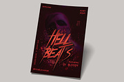 Hell Beats PSD Flyer Template, a Flyer Template by Naim Selmani (Thumbnail 2 of 3)