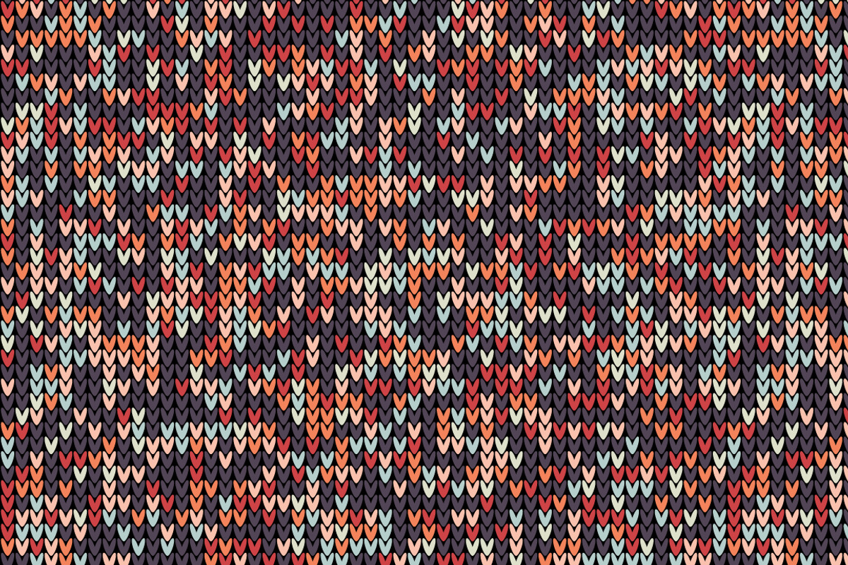 11 Knitted Seamless Patterns Preset, a Pattern Graphic by Juksy (Photo 7 of 11)
