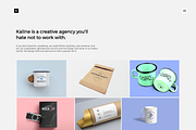 Kaline - Creative Agency Portfolio, a Bootstrap Template by iothemes (Thumbnail 1 of 2)