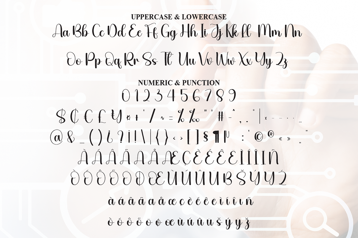 Digital | Script Font, a Handwritten Font by Scratchones (Photo 6 of 8)