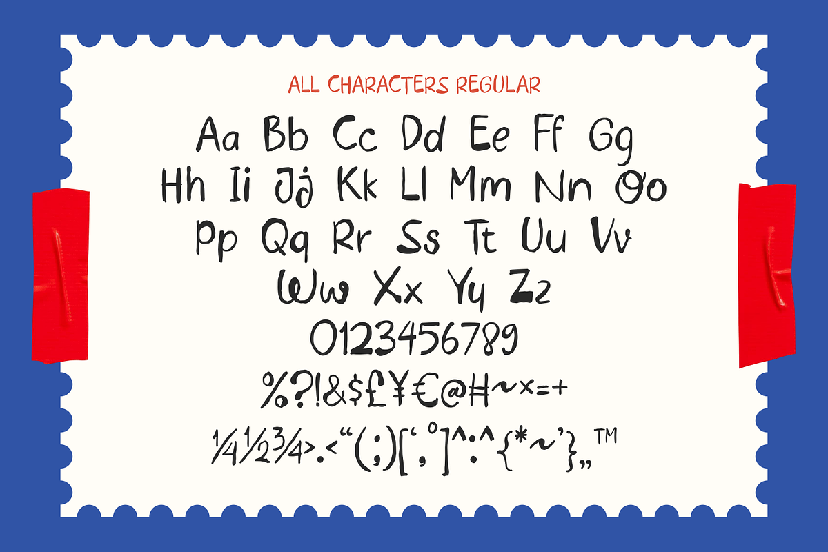 Dulces August Cute Handwritten Font, a Handwritten Font by Lalalope (Photo 10 of 13)