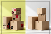 Mailer Box Mockup Set, a Packaging Mockup by Mego-studio (Thumbnail 8 of 10)