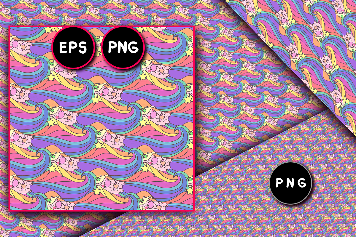 vector BIG seamless patterns SET u, a Pattern Graphic by WINDmade (Photo 8 of 10)