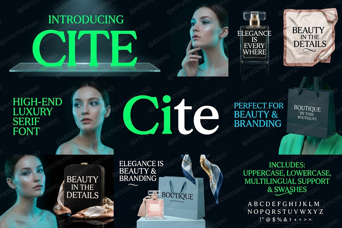 Cite | A Refined Minimalist Serif, a Serif Font by Astuti Studio (Photo 25 of 25)