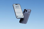 Hight Quality iPhone 17 Pro Mockup, an iPhone Mockup by Difa Design (Thumbnail 4 of 6)