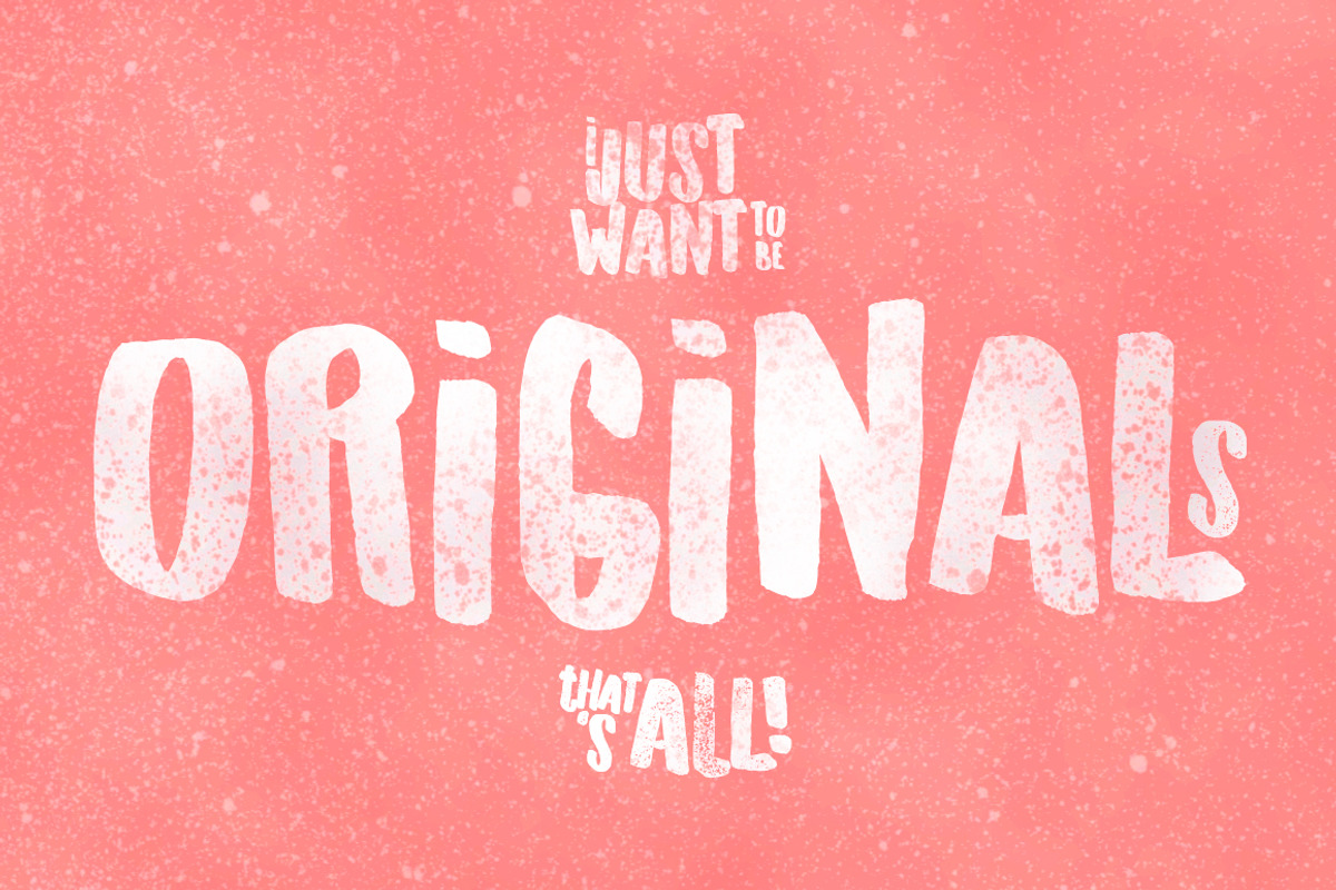 Originals Typeface preview 3