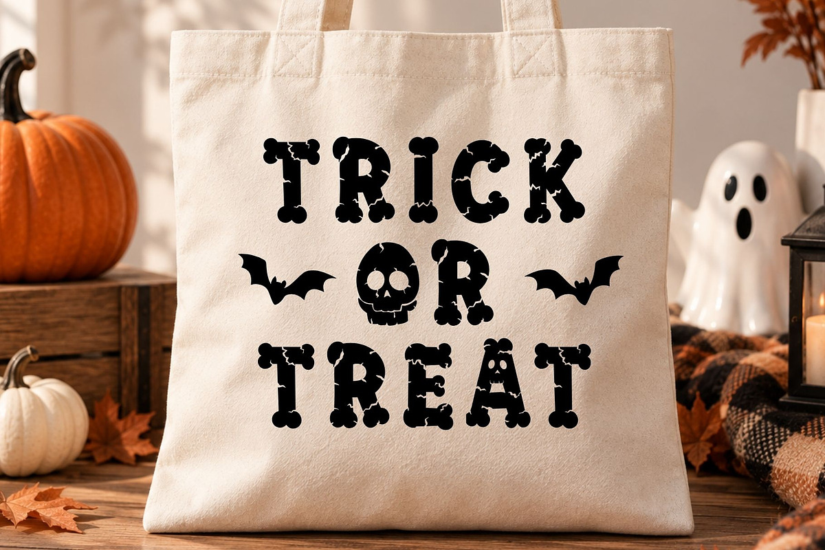Spooky Bones - Halloween Font, a Symbol Font by AnningArts (Photo 3 of 7)
