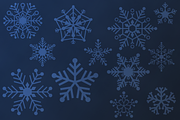 Snowflake Brushes, a Brush Add-On by Saunter Studios (Thumbnail 2 of 4)