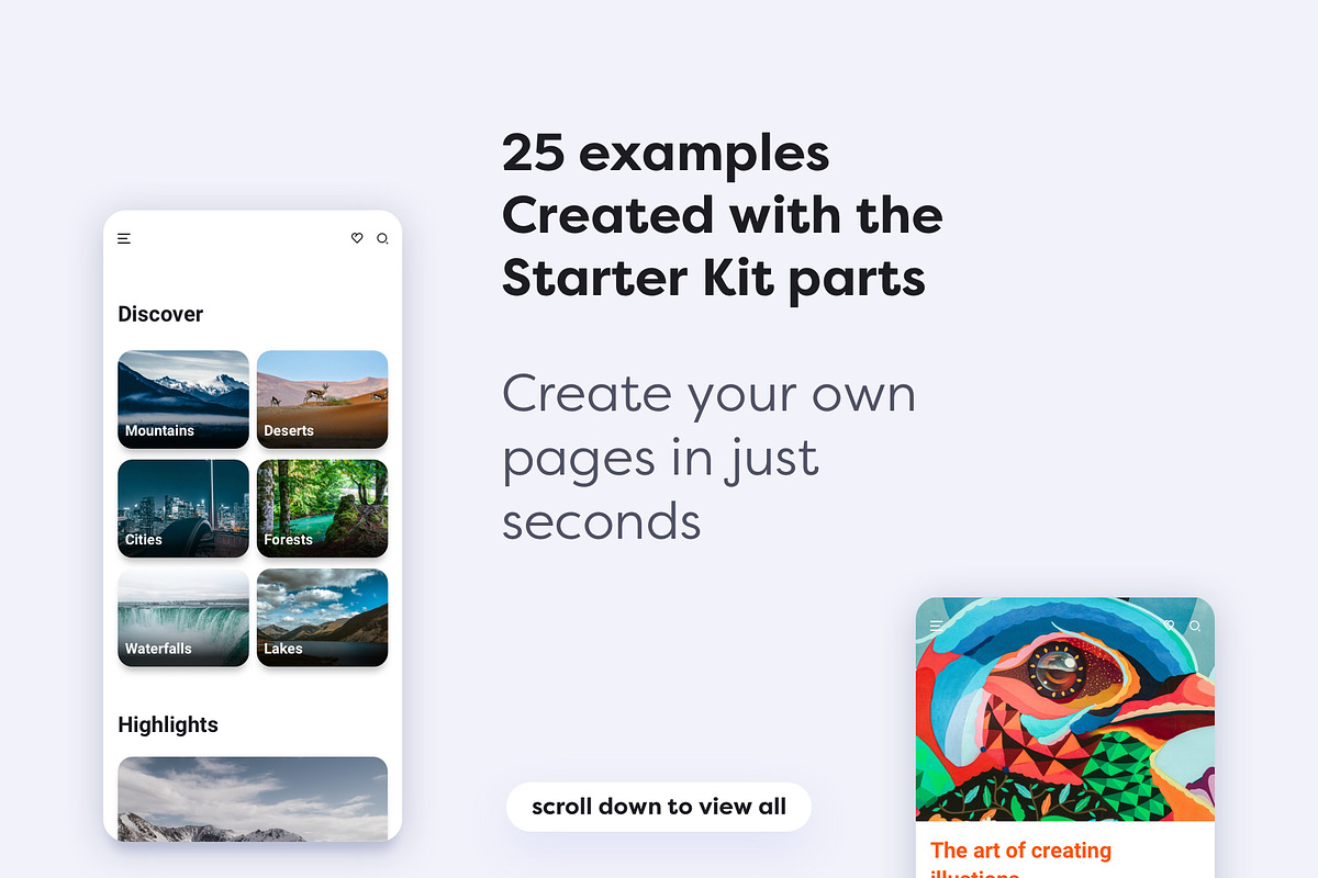 Sketch Starter Kit — 170 Components, an UI Kit Template by Around Seven Products (Photo 2 of 6)