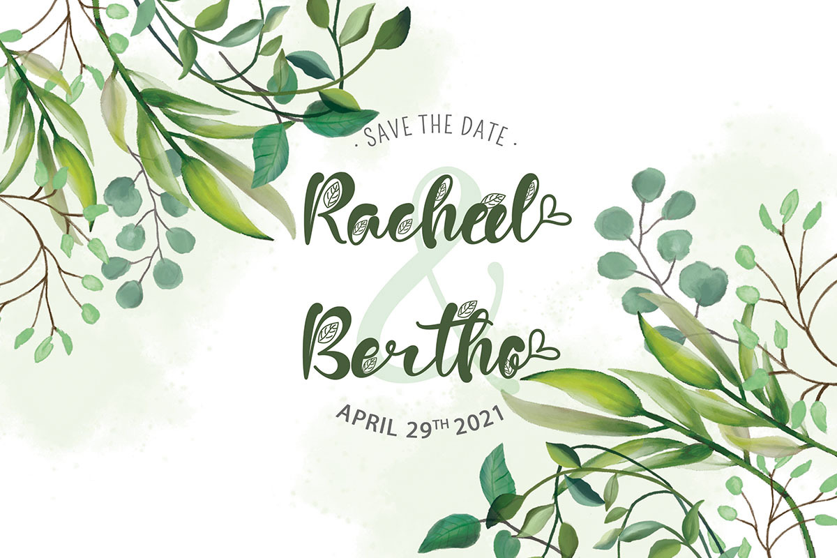 Green Love, a Script Font by Yoga Letter (Photo 2 of 9)