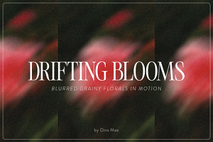 Drifting Blooms, a Background Graphic by Dina Mae