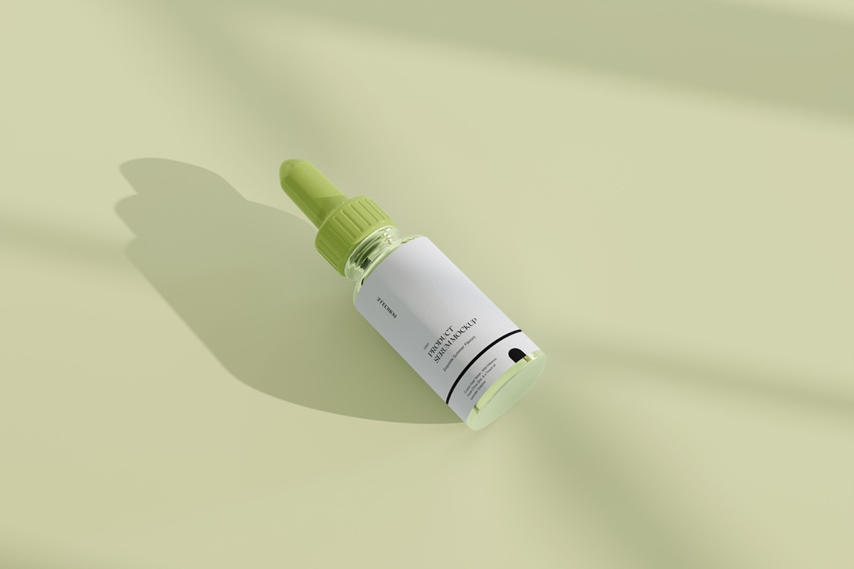 High Quality Dropper Bottle Mockup, a Packaging Mockup by Momogi (Photo 4 of 4)