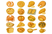 Seafood Dishes Set, an Object Graphic by RT Studio (Thumbnail 2 of 4)