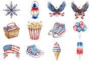 4th of July Sublimation Clipart, a Seasonal Illustration by CitraGraphics (Thumbnail 2 of 6)