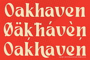 Oakhaven — Bold Retro Luxury Serif, a Serif Font by Claymoon Lab (Thumbnail 1 of 7)