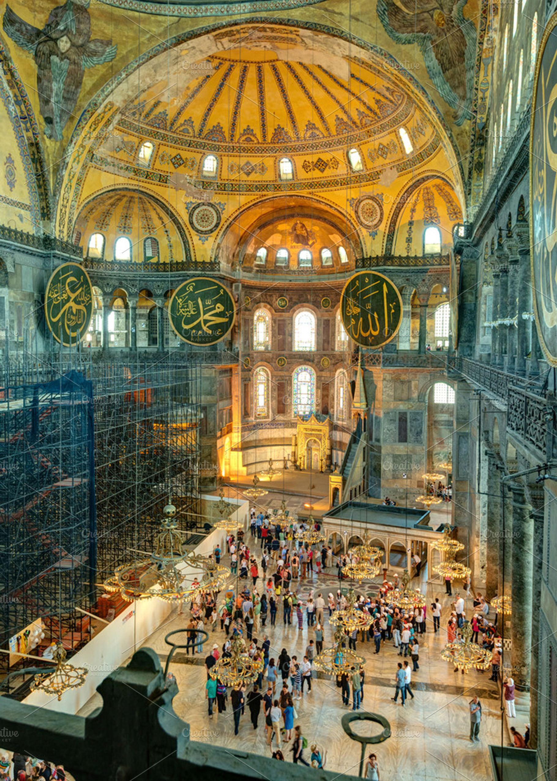 Inside the Hagia Sophia, Istanbul, an Architecture Photo by Lopatin Photo