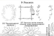 Soiree Botanical Graphic Set, a Food Illustration by Si Design Loft (Thumbnail 3 of 6)