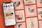 Yinas - Baby Milestones Instagram Po, a Social Media Template by Lettha-Studio (Thumbnail 3 of 4)