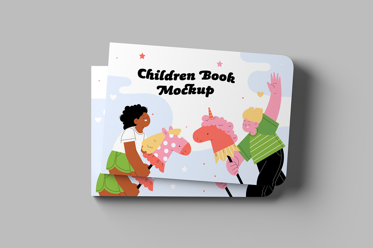 Children Book Mockups, a Print Template by artimasa (Photo 6 of 7)