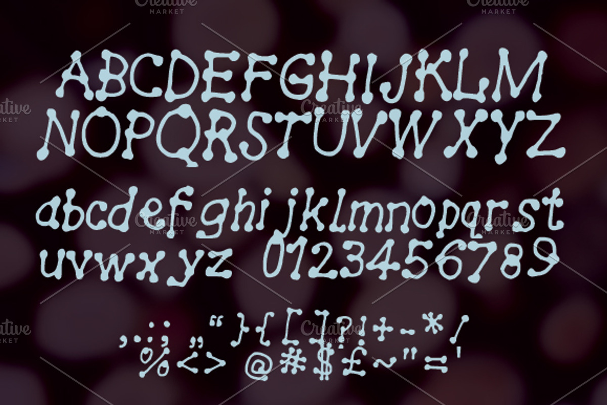 Dot On ~ Handwritten Font ~ preview 2