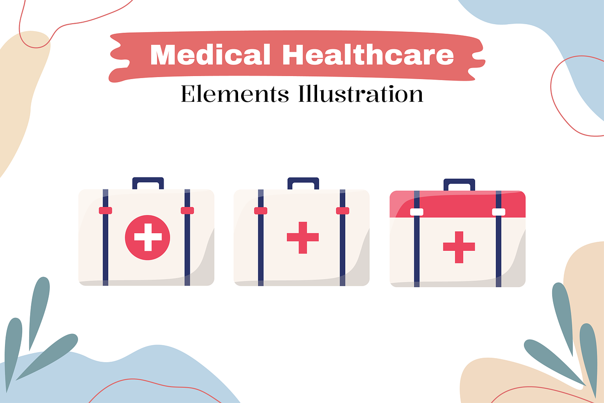 Medical Healthcare Elements, a Healthcare Illustration by Artnivora.Std (Photo 1 of 3)