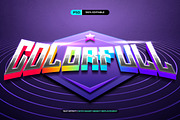 Esport Colorful Text Effect Editable, a Layer Style Add-On by Modaldesain (Thumbnail 3 of 3)