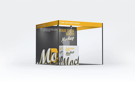Trade Show Booth Mock-up, an Advertising Mockup by Se٧enStudio