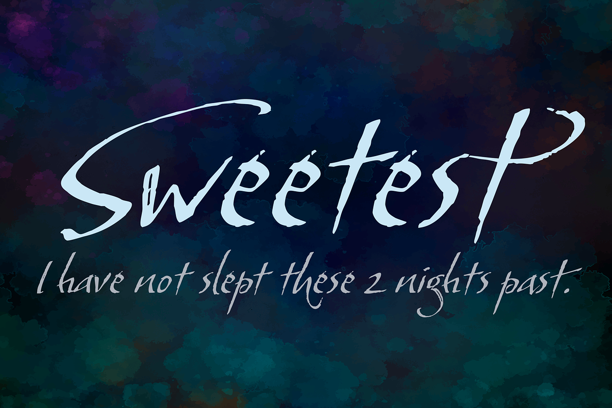 So Lovely Script Typeface preview 3