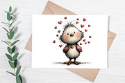 Animals Valentine Day Clipart, an Illustration by Canvas Craft (Thumbnail 6 of 6)
