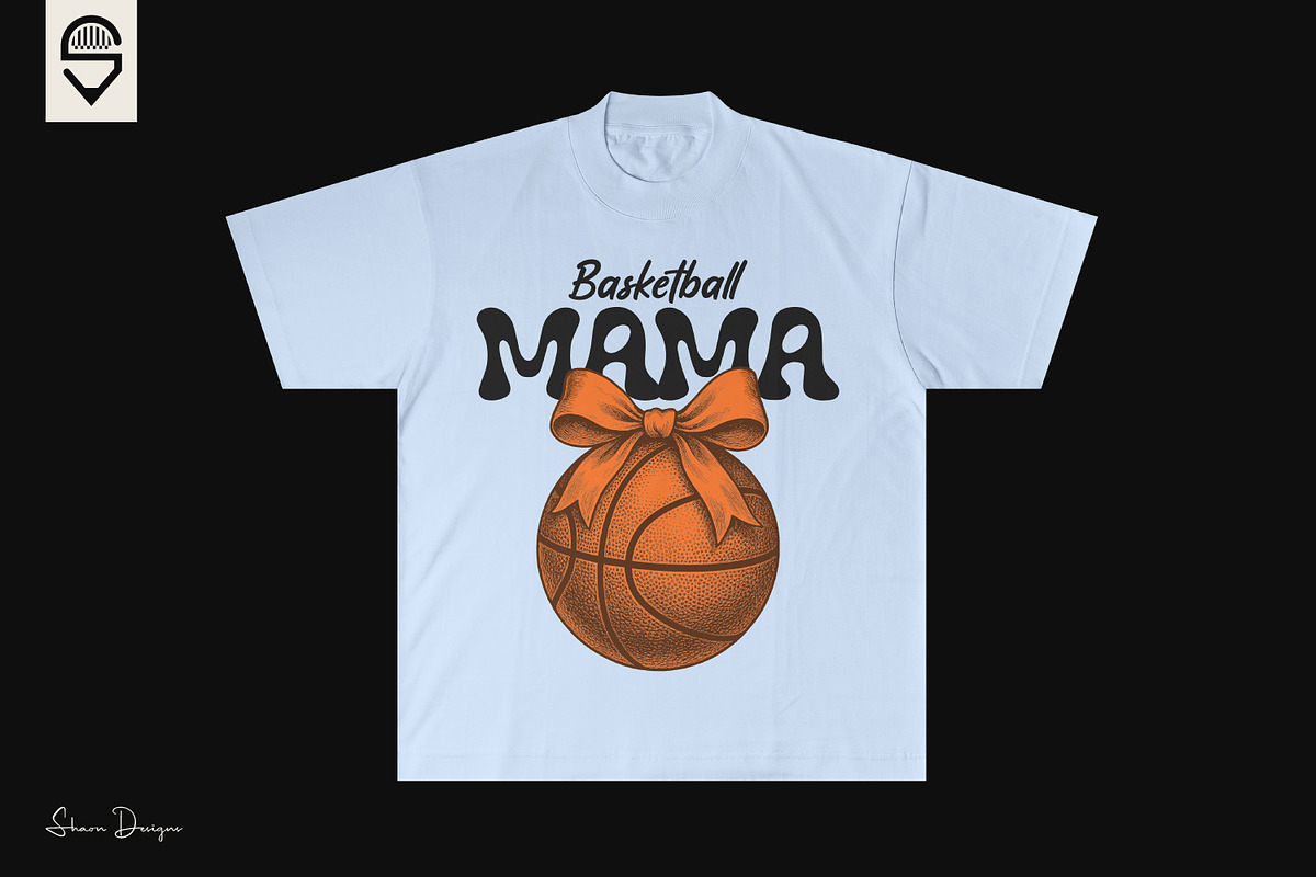Basketball Mama, T-shirt Design, a Graphic by shaondesigns (Photo 3 of 4)