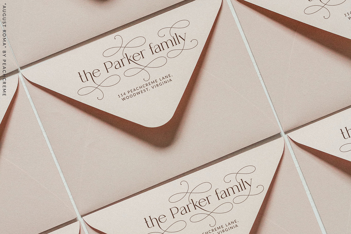 August Roma//Elegant Luxury Font Duo, a Handwritten Font by PeachCreme (Photo 4 of 43)