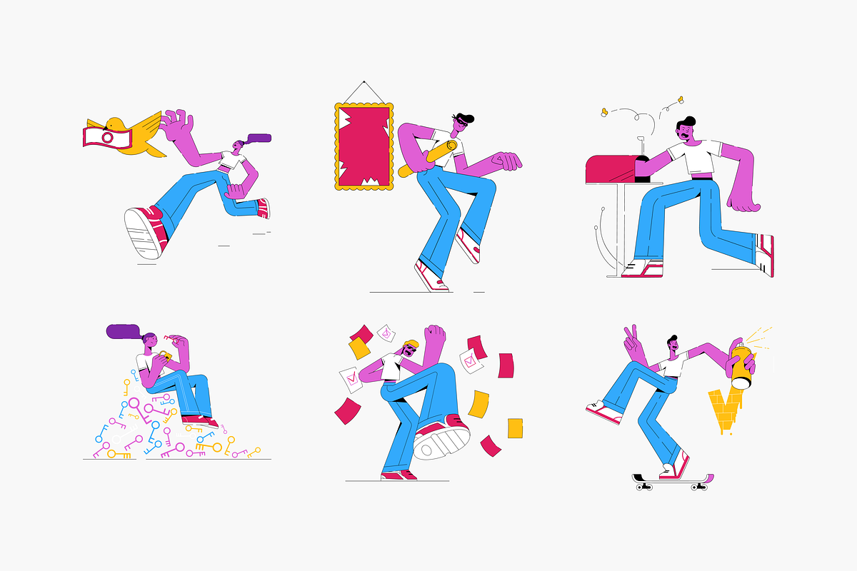 Yaay! Illustration Kit, a Templates & Theme by ls-illustrations (Photo 6 of 6)