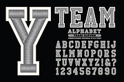 Embroidered Sports Vector Alphabet, an Object Graphic by Mysterylab Designs (Thumbnail 16 of 16)