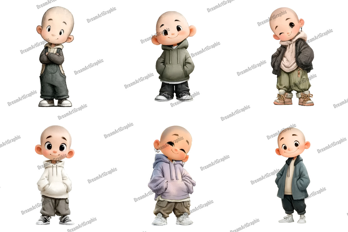 Just Boys Clipart Bundle, an Illustration by DreamArtGraphic (Photo 4 of 5)