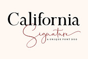 California Signature Font Duo, a Serif Font by Bosstype Studio (Thumbnail 1 of 11)