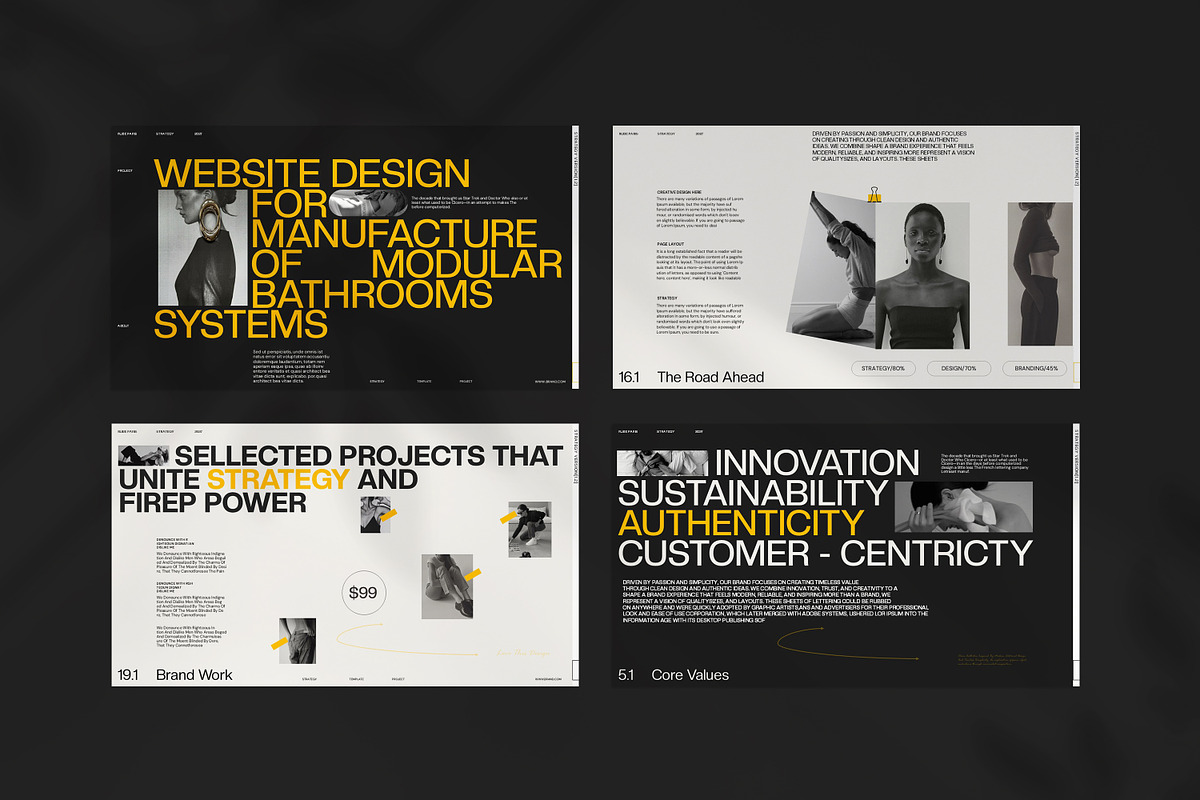 RUBE | Brand Strategy, a Presentation Template by CreativexGenius (Photo 5 of 10)