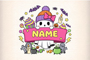 Custom Name Halloween png, an Illustration by Craft Nest (Thumbnail 1 of 6)
