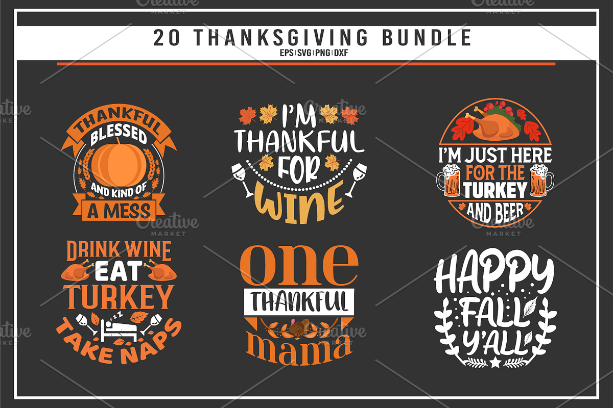 thanksgiving quotes bunde, a Background Graphic by Uniquesvg99 (Photo 4 of 5)