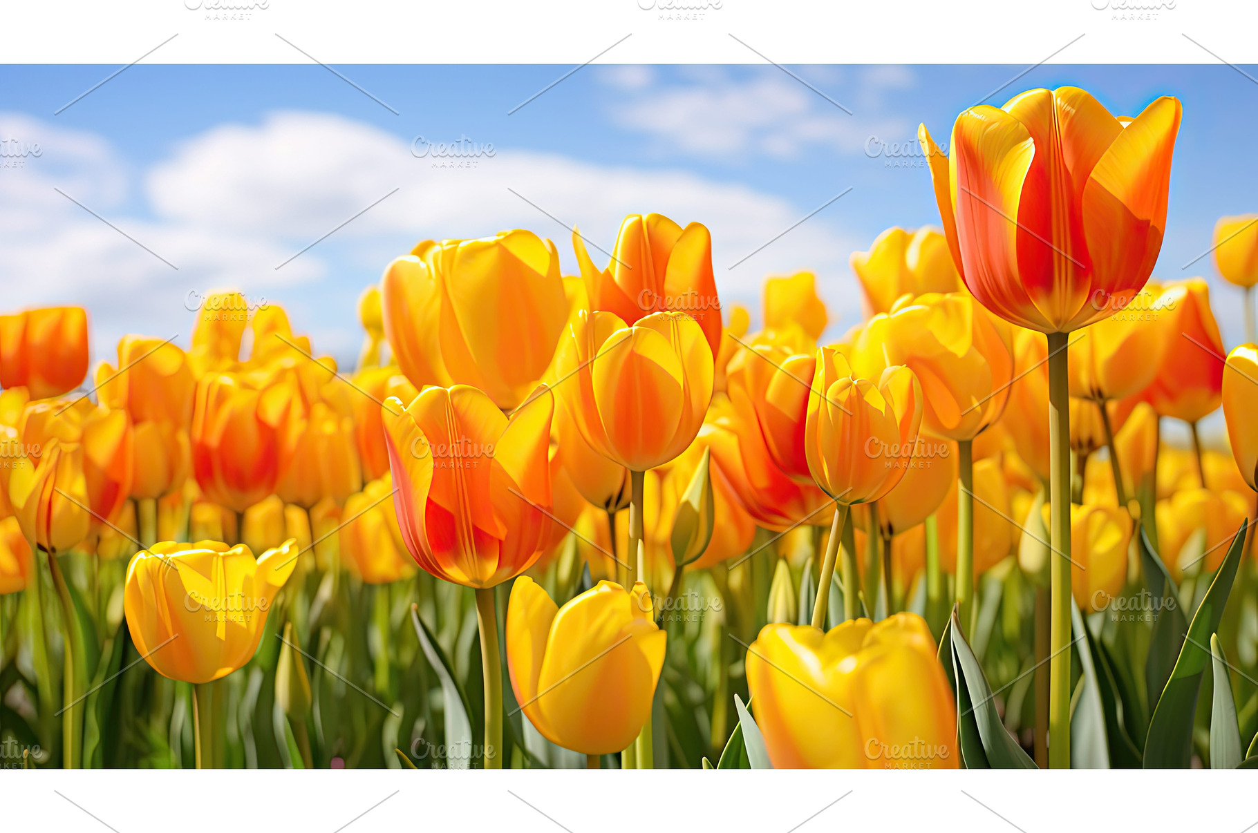 bloom yellow and orange flowers ai, a Nature Photo by pikepicture